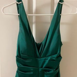 Beautiful green ruched dress